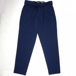 Express Pants Womens Medium Ankle Mid Rise Ankle - Navy - Size Small
